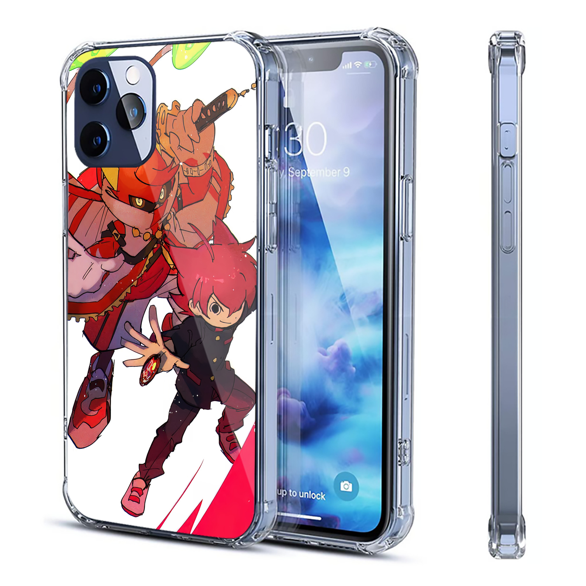 （画像用） 妖怪ウォッチ Yo-kai Watch 【iPhone 12シリーズ対応】透明スマホケース（クリアソフトケース）